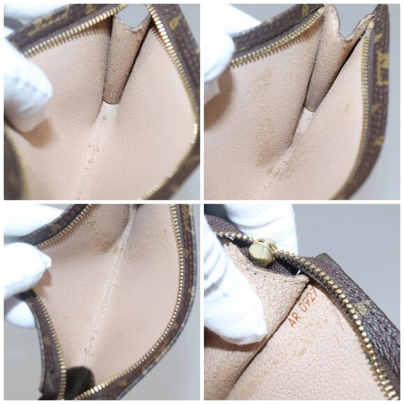 LOUIS VUITTON Monogram Bucket PM Accessory Pouch LV Auth